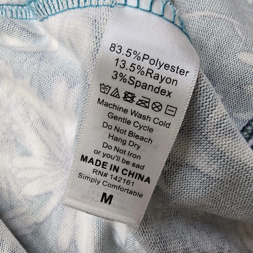 LulaRoe Teal Floral Duster with Pockets